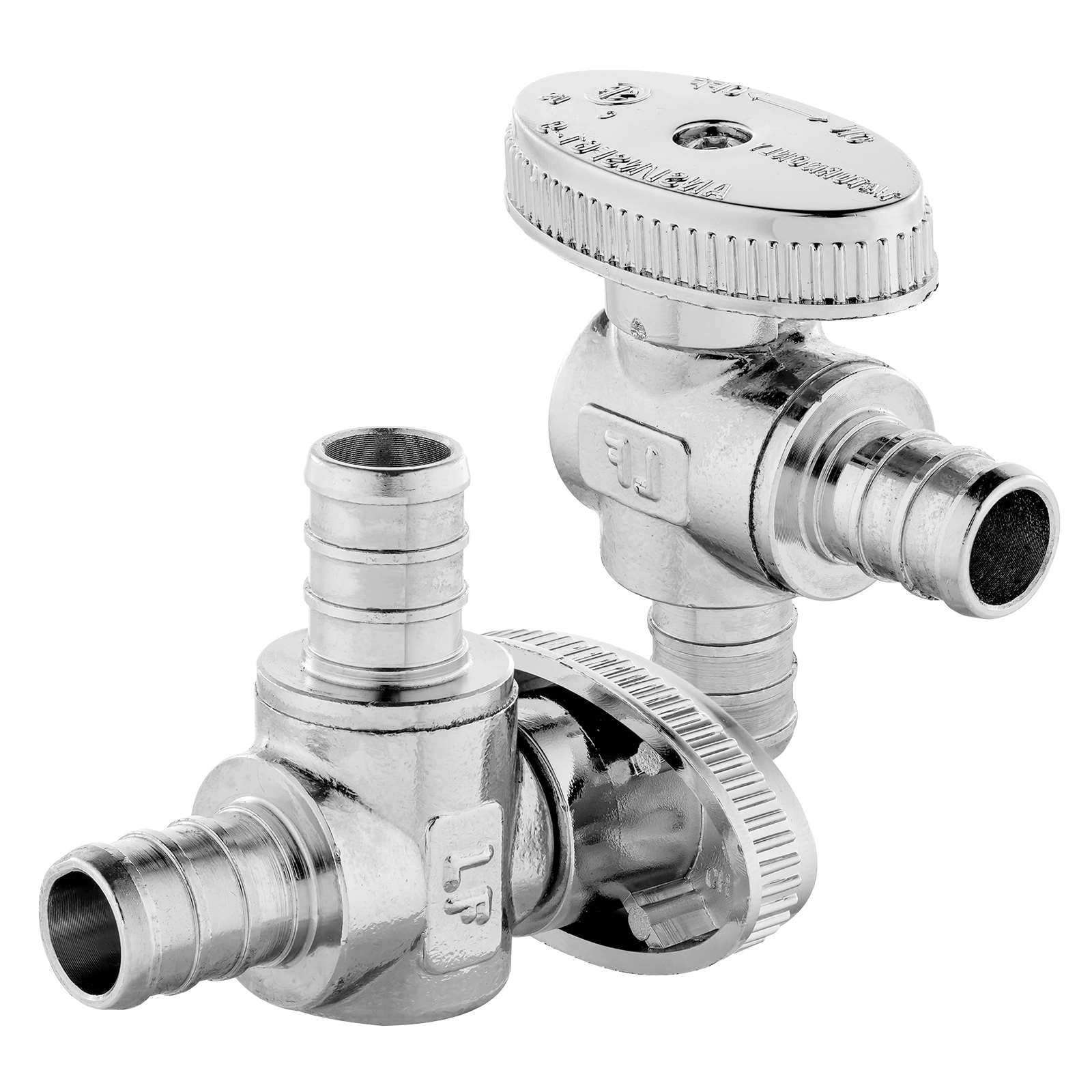 1 2 pex crimp x 1 2 pex crimp stop valve 1 4 turn lead free 9