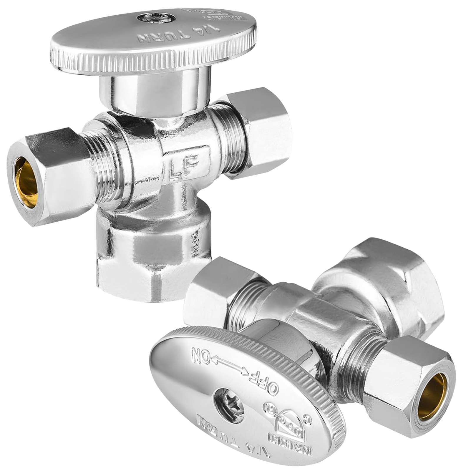 1 2 fip x 3 8 od compr x 3 8 od compr stop valve lead free 10