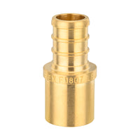 pex-b crimp 3/4" pex 3/4" male copper sweat adapter (lead free)