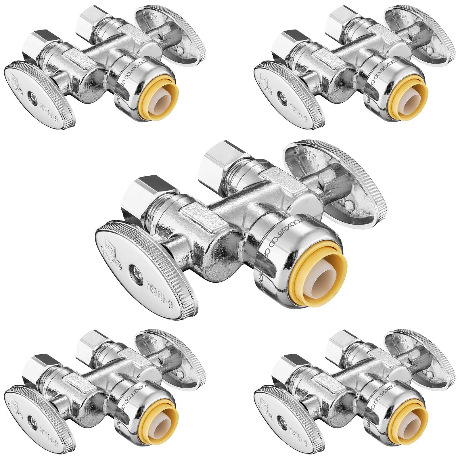 1 2 push fit x dual 3 8 compression stop valve lead free 9