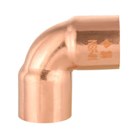 3/4" 90º short radius copper elbow
