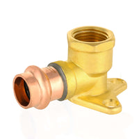 3/4" press copper drop ear elbow (lead free)