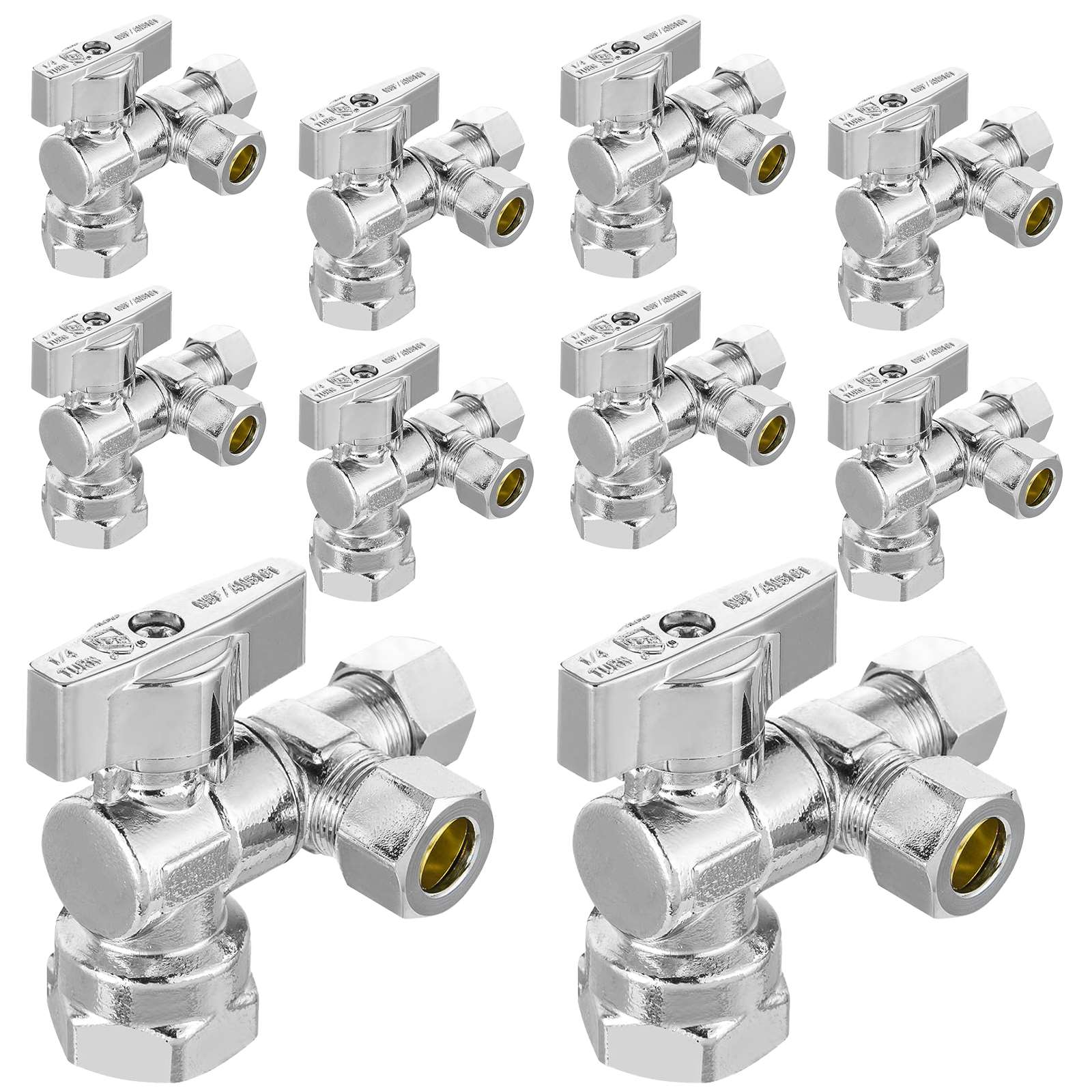 1 2 fip x 3 8 compression x 3 8 compression stop valve lead free 13