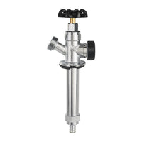 1/2" pex crimp 3/4" hose bibb, 6" anti siphon frost free sillcock