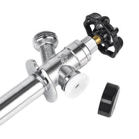 1/2" mip 3/4" hose bibb, 8" anti siphon frost free sillcock