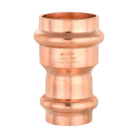 1" 3/4" copper press press coupling no stop (lead free)