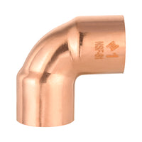 1" 90º short radius copper elbow