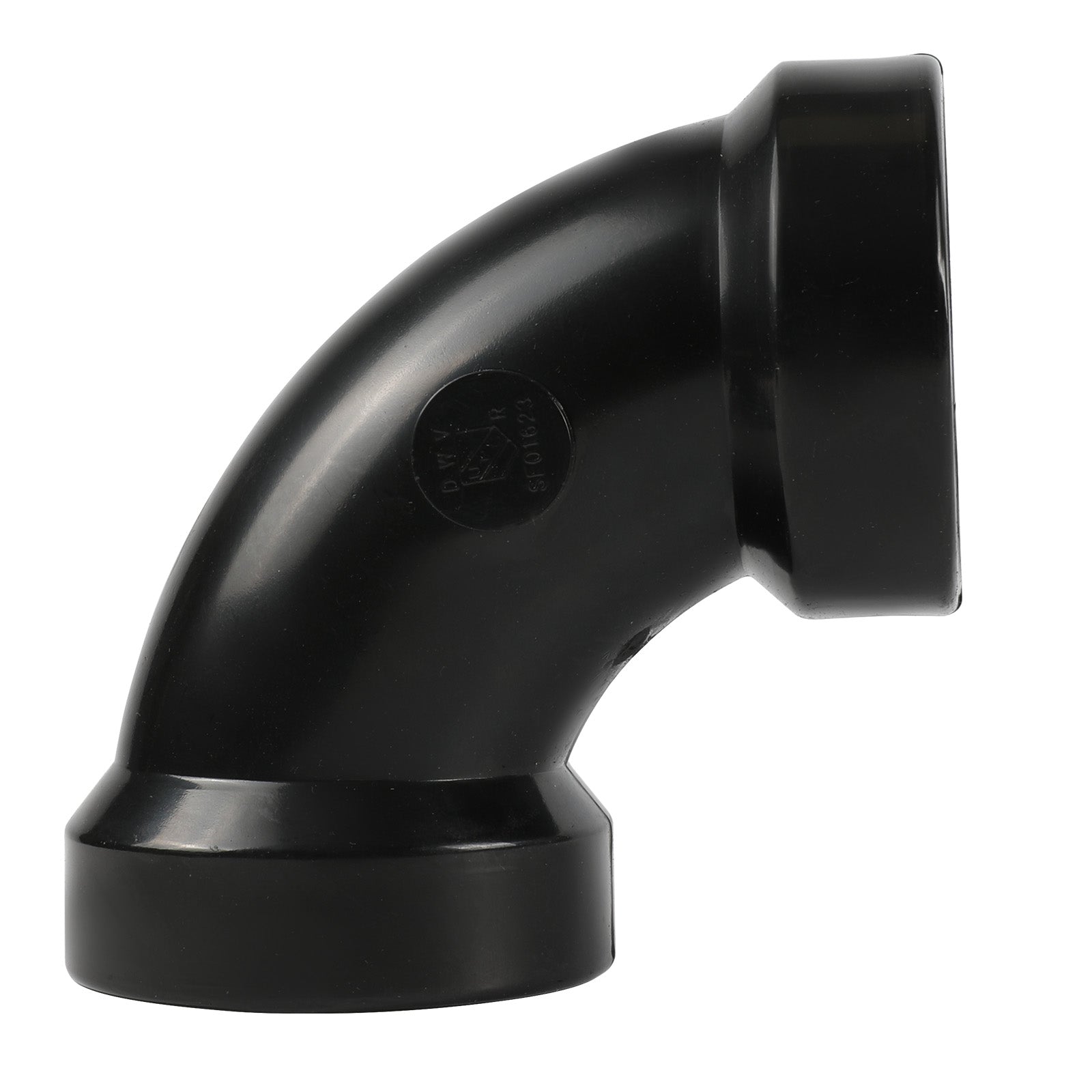 ABS DWV 90-Degree HUB x HUB Elbow Fittings (1/4 Bend) - Pick Size to Add