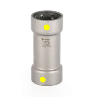 1/2" carbon press coupling, no stop 3