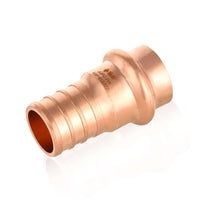 1/2" press copper 3/4" pex crimp adapter (lead free)