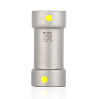 1/2" carbon press coupling, no stop 4