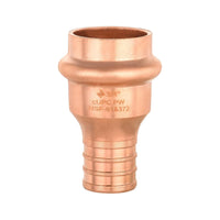 3/4" copper press 3/4" pex-b crimp adapter (lead free)