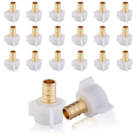 30 pcs pex-b crimp 3/4" 3/4" female npt swivel adapter (lead free)