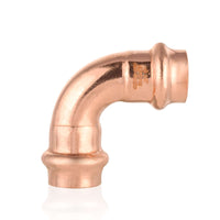 2-1/2" press copper 90° elbow (lead free)