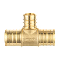 pex-b crimp 1" pex 1" pex 3/4" pex reducing tee (lead free)