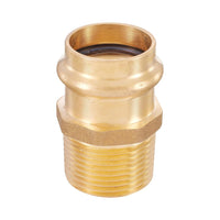 3/4" press 3/4" male brass adapter (lead free)