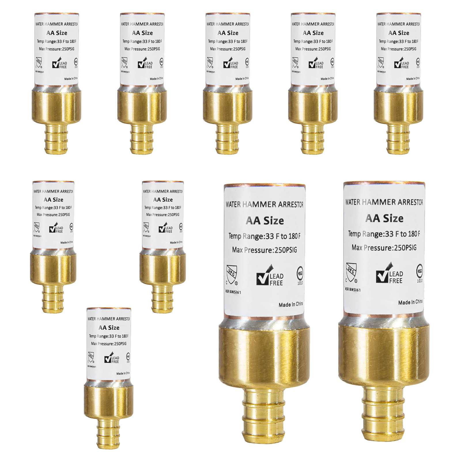 copper water hammer arrestor 23