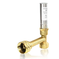 3/4" swivel fht 3/4" mht, stainless steel tee water hammer arrestors