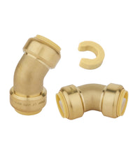 3/4" 3/4" 45° push fit elbow