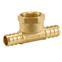 pex-b crimp female tee 3/4" pex 3/4" pex 3/4" fip (lead free)