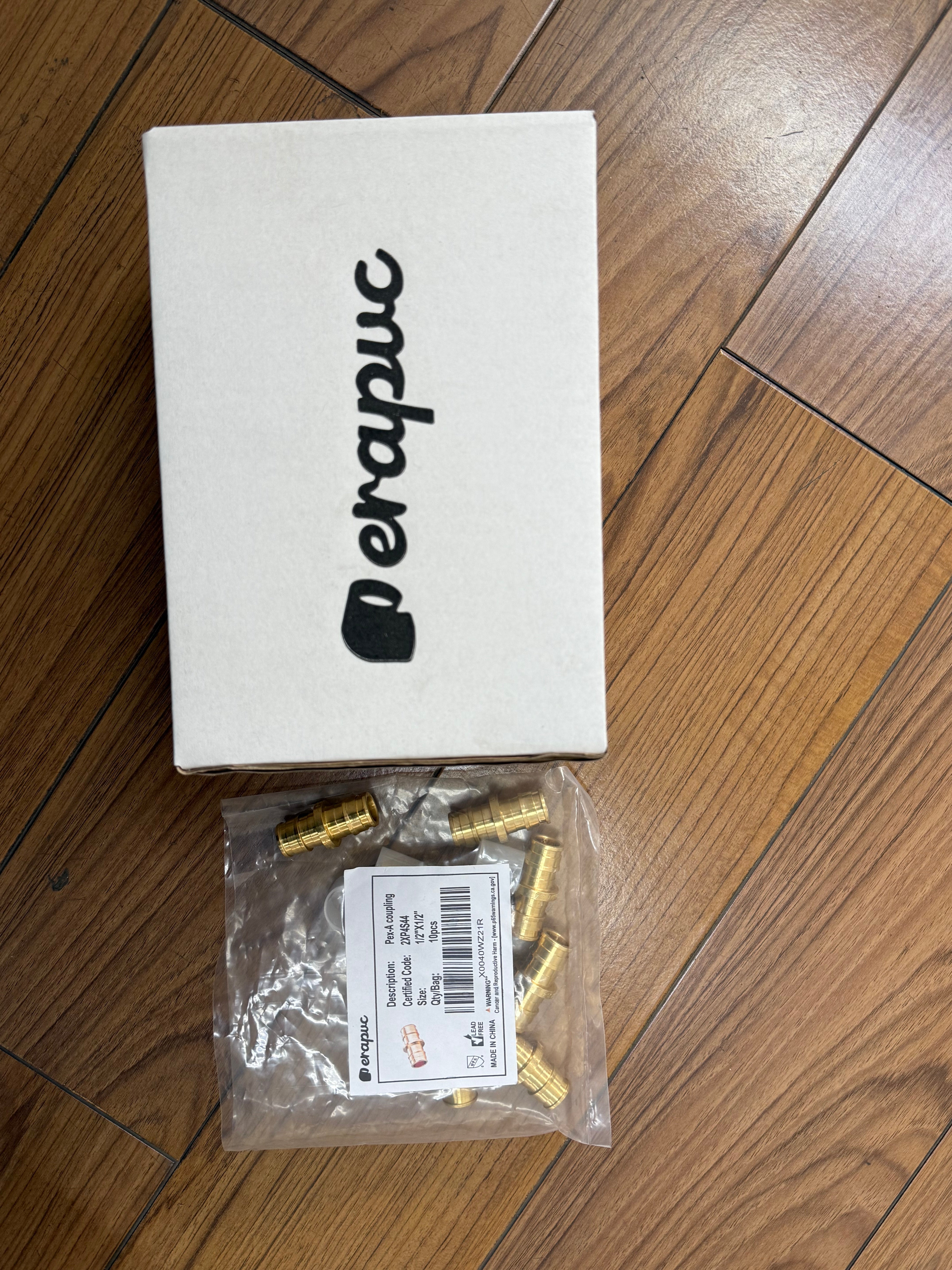 ERAPVC metal pipe fittings PEX A Expansion 1/2