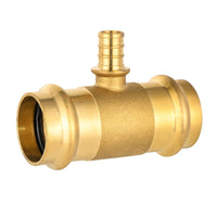 1"-x-1"-x-3/4"-press-x-press-x-pex-crimp-brass-tee-(lead-free)