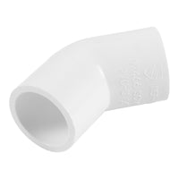 1/2" pvc sch 40 45° elbow fitting