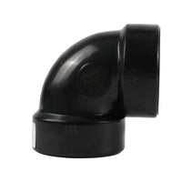 1-1/2 in. abs dwv 90° hub x hub vent elbow fittings