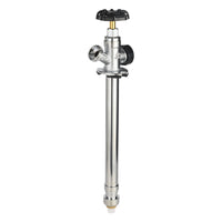 1/2" push fit 3/4" hose bibb, 10" anti siphon frost free sillcock