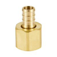 pex-b crimp 3/4" pex 3/4" female npt brass swivel adapter (lead free)