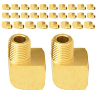 30 pcs extruded 1/8" mnpt fnpt elbow