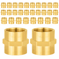 30 pcs 3/4" female npt brass hex connector