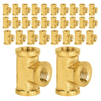 30 pcs 1/4" female npt tee