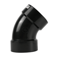 ABS DWV HUB x HUB Elbow Fittings (1/8 Bend) - Pick Size to Add