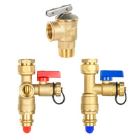 3/4" isolation valve kit (copper press inlet)