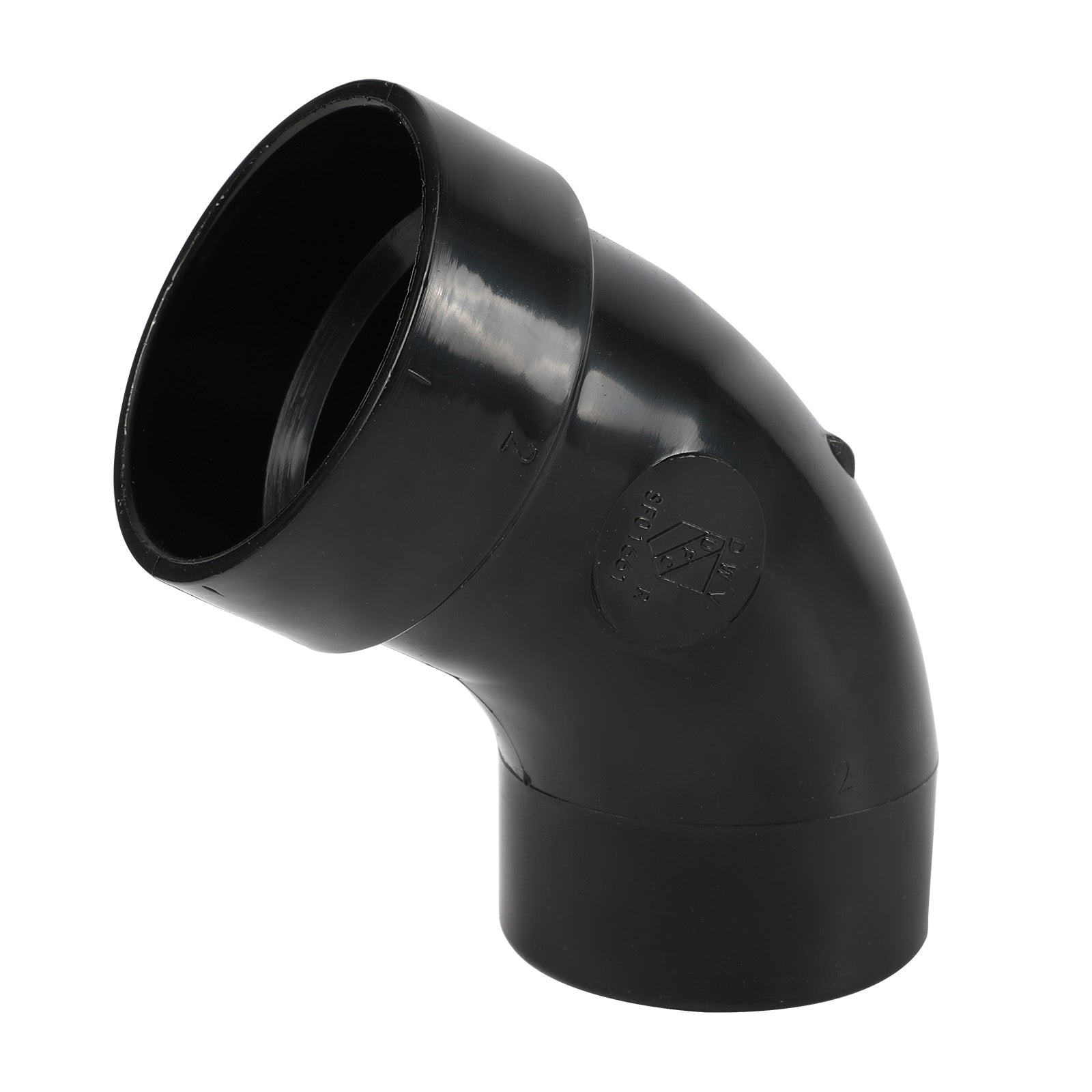 ABS DWV 60° Street Elbow (HUB x Spg), 1/6 BEND - Pick Size to Add