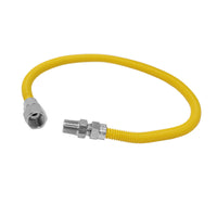 3/8" OD Connector with 1/2" MIP adp. x 3/8" Flare (24" Length)