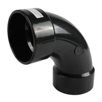 ABS DWV 90 Long Sweep Elbow (HUB x HUB) - Pick Size to Add