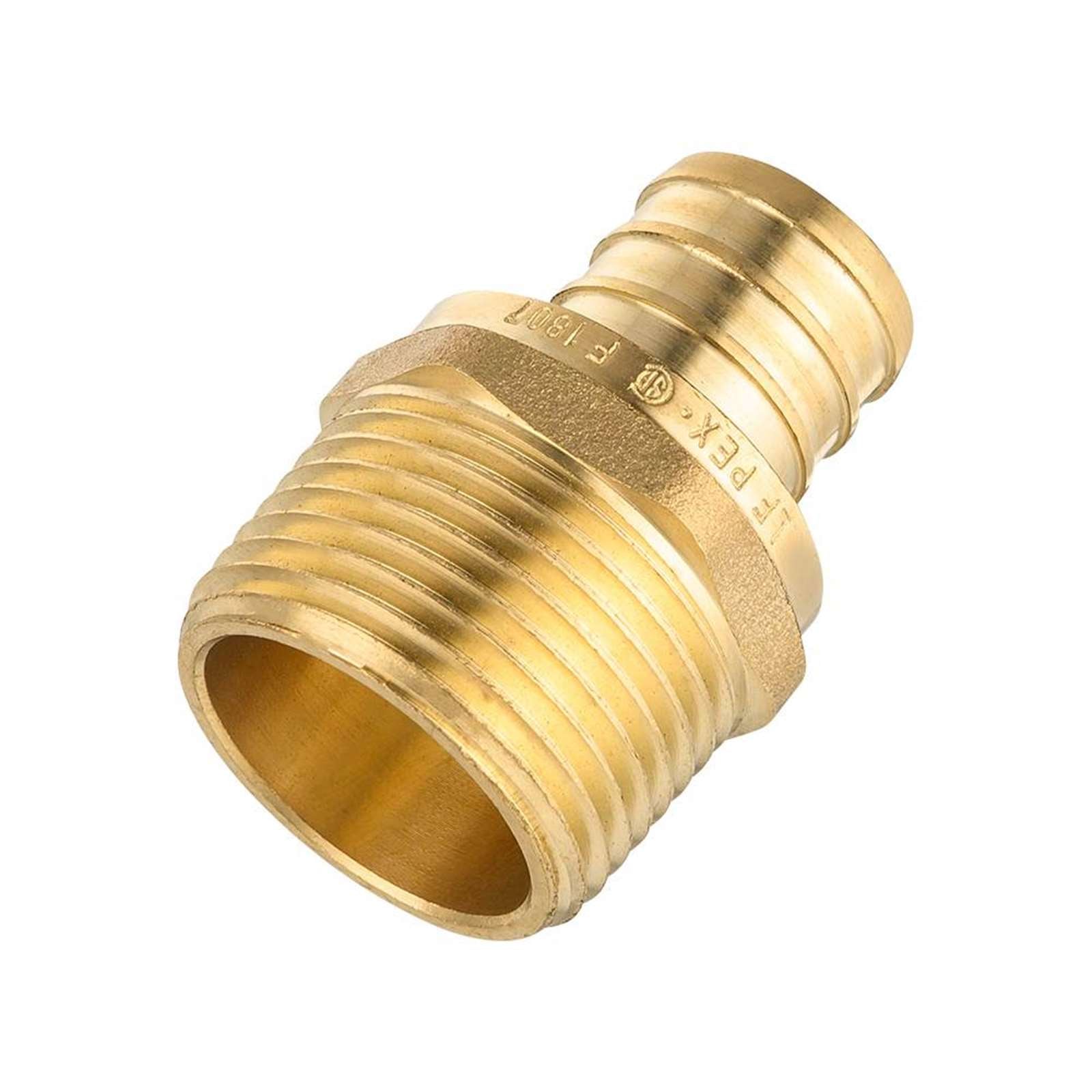 pex b crimp x male threaded adapter lead free 19