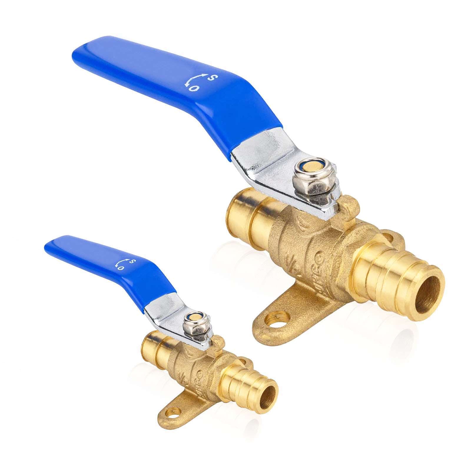 pex expansion drop ear ball valve lead free 11