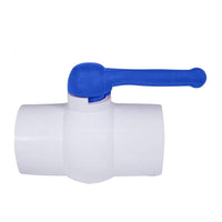 2-1/2" pvc ball valve, solvent weld, sch. 40
