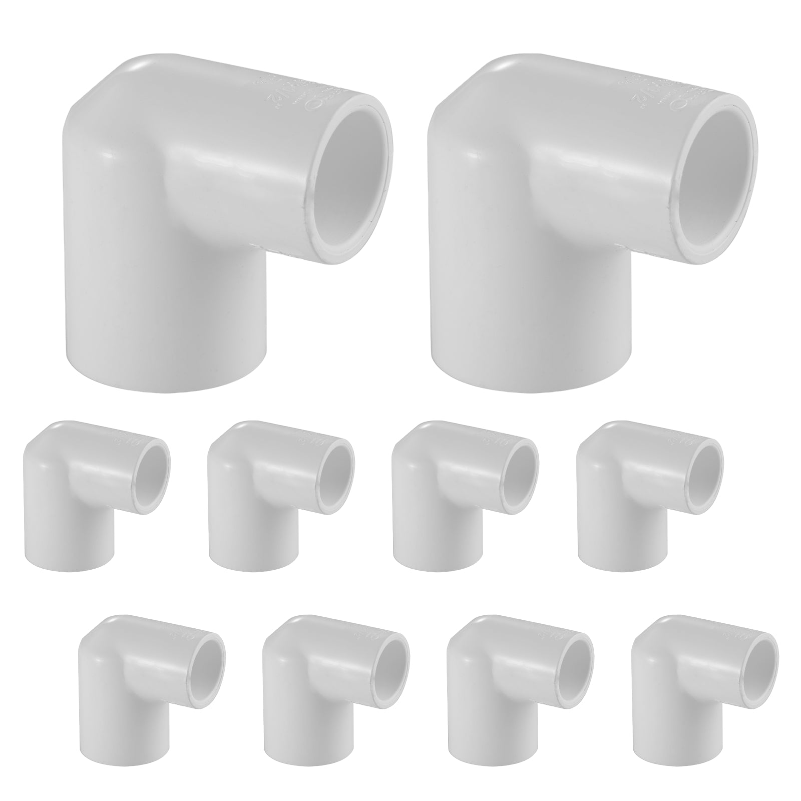 SCH 40 PVC 90° Elbow (SOC x SOC) - Pick Size to Add