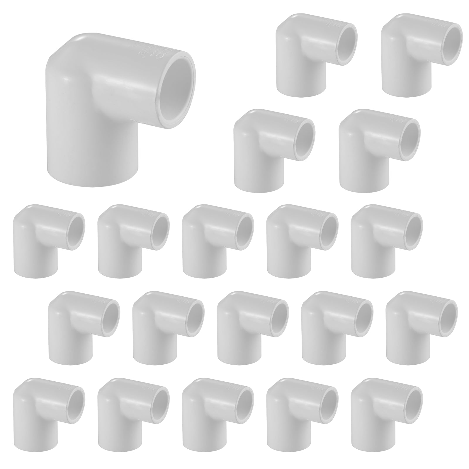 SCH 40 PVC 90° Elbow (SOC x SOC) - Pick Size to Add