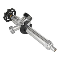 1/2" pex crimp 3/4" hose bibb, 4" anti siphon frost free sillcock