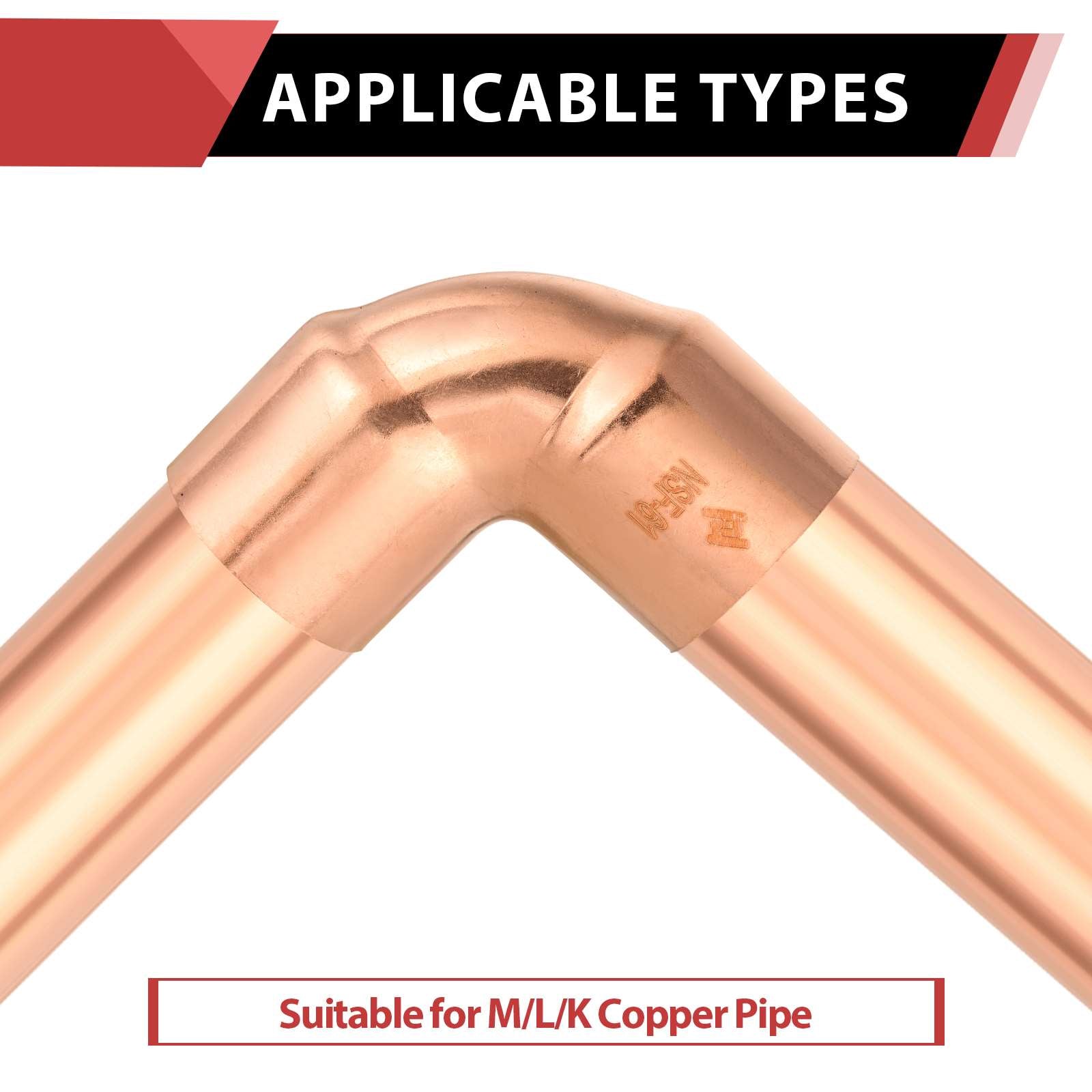 90º short radius copper elbow 4
