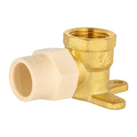 1/2" cpvc female npt brass drop-ear elbow (lead free)
