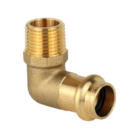 3/4" press 3.4" male elbow (lead free)