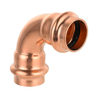 1-1/4" press copper 90° elbow (lead free) 2