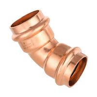 1-1/4" press copper 45° elbow (lead free) 4