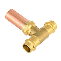 1/2" copper press tee connection, copper made water hammer arrestor (mh 360t)